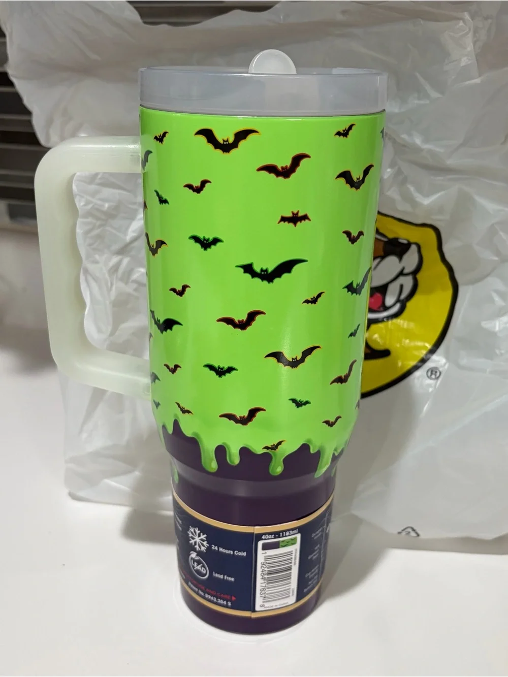 Yukon Outfitters Green Glow-in-the-Dark 2026 Holiday Travel Mug Bucee’s